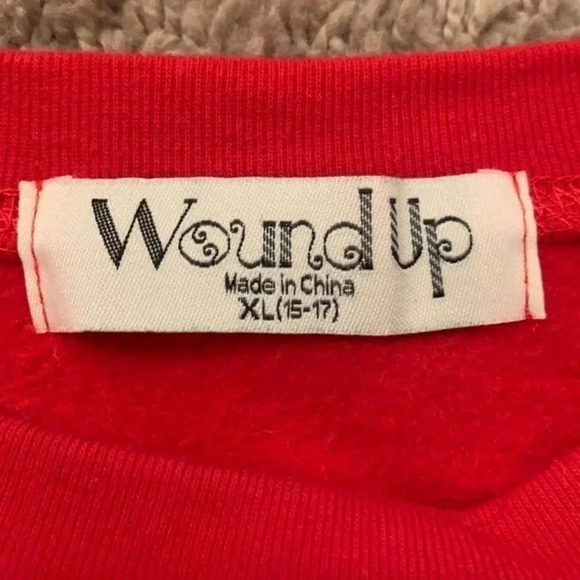 Red Christmas Crew Neck Sweatshirt - Picture 2 of 2